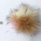 Pompon en fausse fourrure XXL - 16 cm