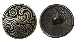 Bouton métal style Bronze