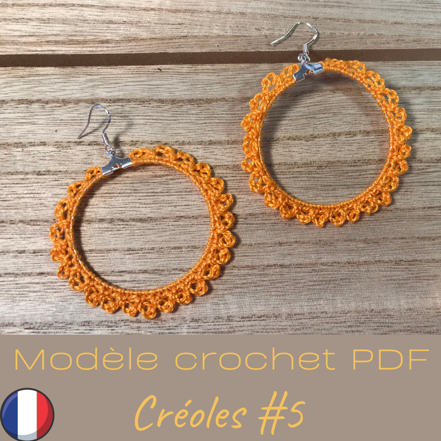 Patron PDF Crochet - Créoles #5