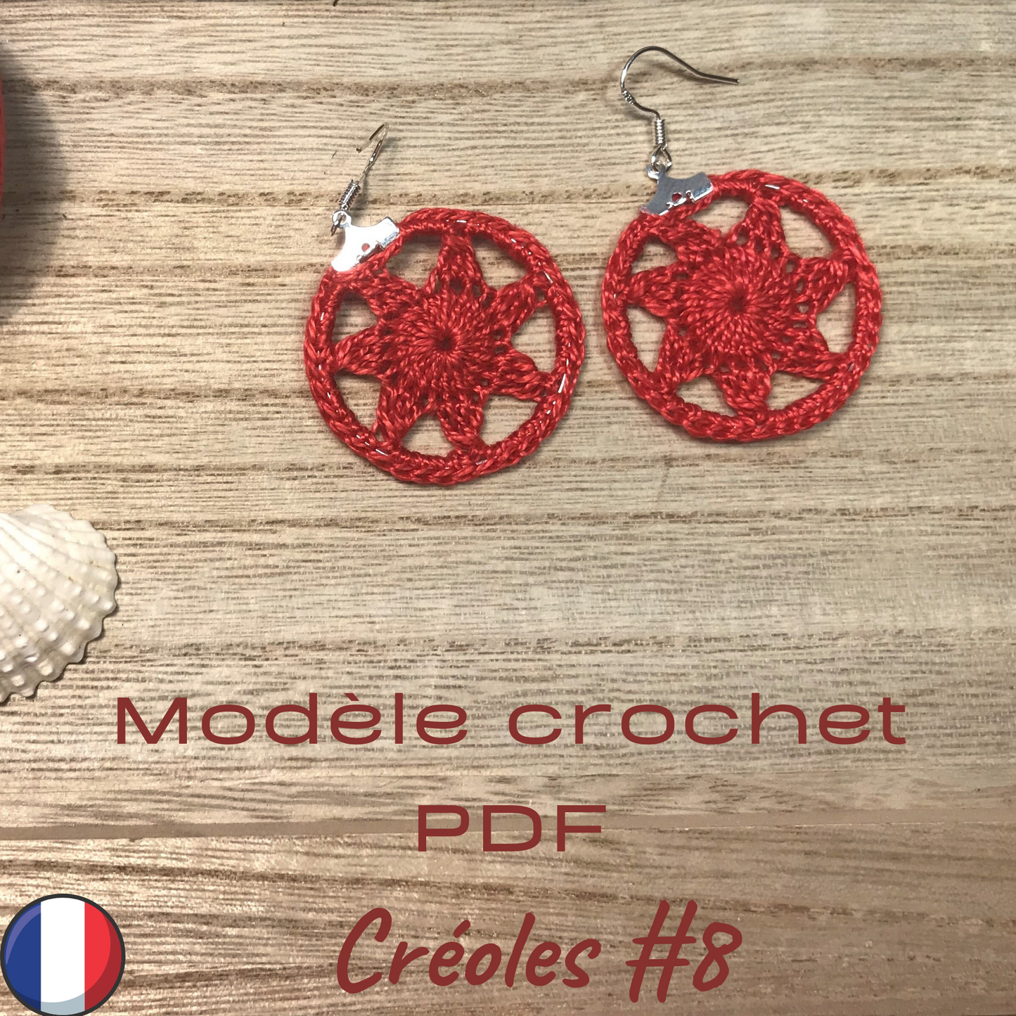 Patron PDF Crochet - Créoles #8